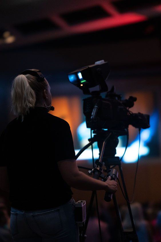 Student camera operator